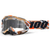 Studio image on a white background of 100%, Accuri 2.0 Goggle (Clear Lens), Goggles, SKU 5641204400, color options 2028, Fairbanks, Samba, Torken, Yumiko, Ferran, Matigofun, Schrute and more
