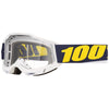 Studio image on a white background of 100%, Accuri 2.0 Goggle (Clear Lens), Goggles, SKU 610-5330, color options 2028, Fairbanks, Samba, Torken, Yumiko, Ferran, Matigofun, Schrute and more
