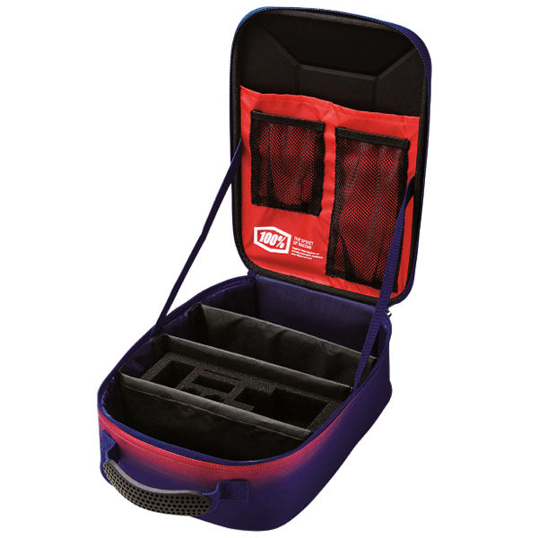 Studio image on a white background of 100%, Goggle Case, Goggle Bags, SKU 29000-00002, color options Valise, Crush, Cornerstone, Geo, Louis, Tech