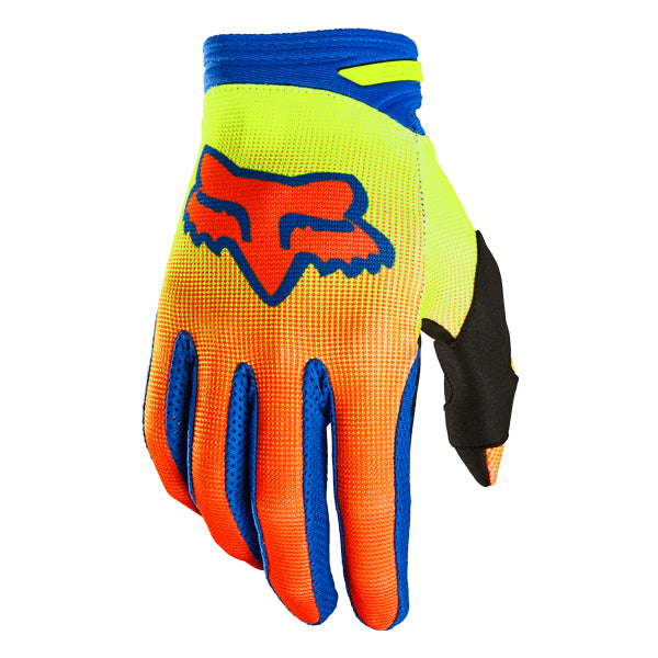 Product image of 180 Oktiv Glove FloYellow 1 80be78d6 cbde 4909 af73 2cfd348301e9 motocross gloves showing fit, construction, and colorway | Available at BTO Sports
