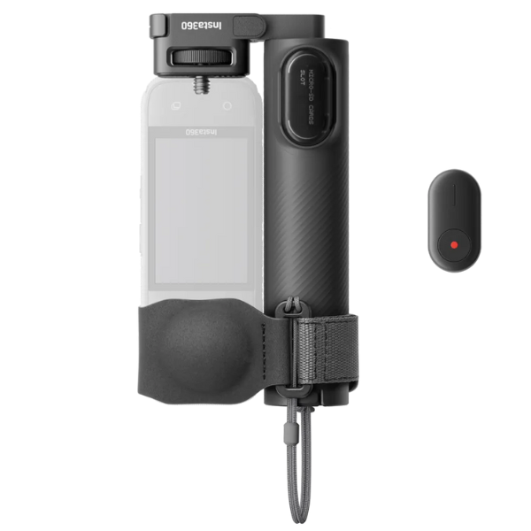 Insta360 - Foldable 2-In-1 Selfie Stick Remote Kit