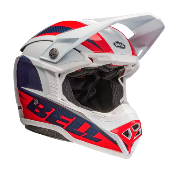 Bell Helmets Bell - Moto-10 Renegade Helmet off-road motocross helmet, showing aerodynamic shell design, ventilation ports, and secure retention system built for rider comfort and protection. SKU 07157062.