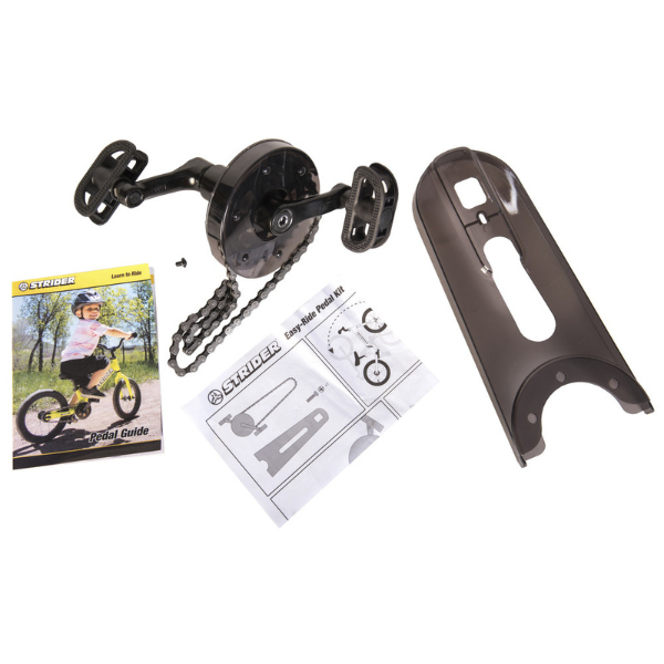 Product photo on a clean white background of Strider, 14X Easy Pedal Ride Kit, front view, showing overall shape and visible design details, Colors: Default Title, SKU 10-2419