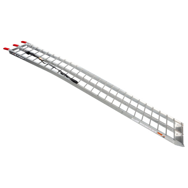 Fire Power - Curved Aluminum Ramp 88" X 12" One Piece