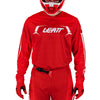 Leatt V26 Moto 3.5 jersey, Red, SKU 5026020560 — front model view; classic moto fit and stretch mobility. | SKU: 5026020541 | Available at BTO Sports
