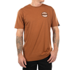 Fasthouse Squall Tee in Rust, model wearing front view