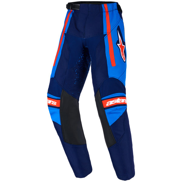 3710326-7275-18, Alpinestars, Racer Nomur Pants (Kids), Dark Navy/Orange/UCLA Blue, Dark Navy/Yellow Fluo/UCLA Blue, Sizes Y-18, Y-20 product photo