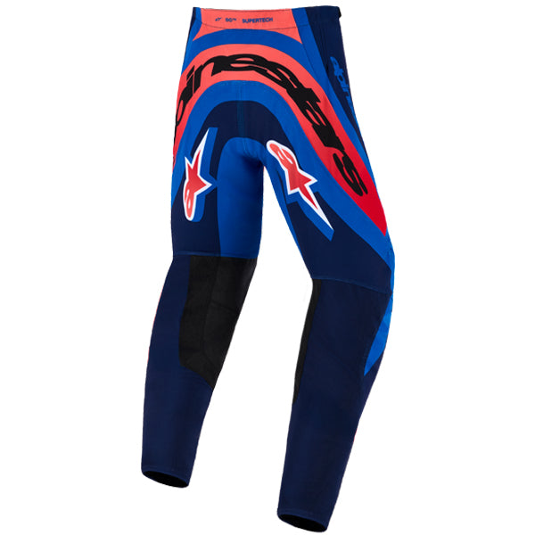 3740626-2371-28, Alpinestars, Supertech Vista Pants (Youth), White/Purple/Black, Dark Navy/Hot Coral/Cobalt, Sizes Y-22, Y-24, Y-26, Y-28 product photo