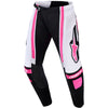 Alpinestars Stella Techstar Nomur Pants (Womens) front angle view Colors: Light Blue/Off Wht/Black SKU:3750926-7264 | Available at BTO Sports.