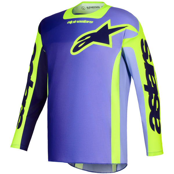 3760426-3175-S, Alpinestars, Racer Portl Jersey, Purple/Yellow Fluo, Red/Light Gray/Dark Gray, Green/White/Black, Sizes SM, MD, LG, XL product photo