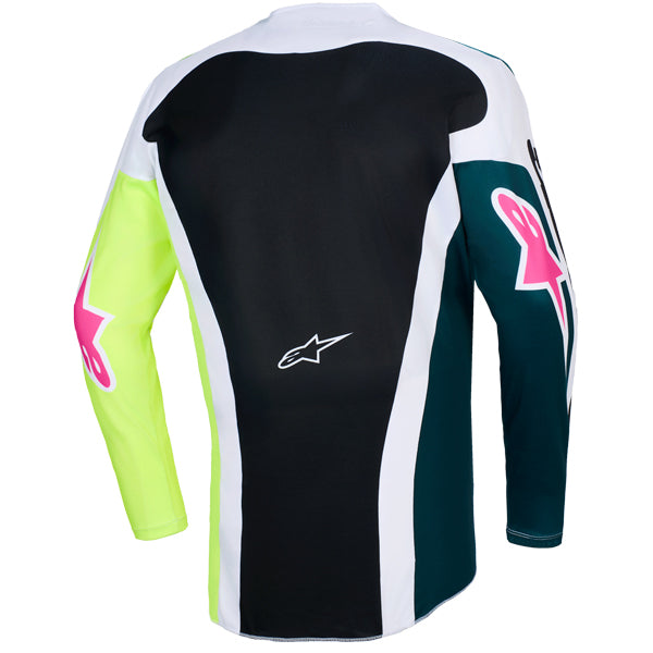 3760426-3198-S, Alpinestars, Racer Portl Jersey, Purple/Yellow Fluo, Red/Light Gray/Dark Gray, Green/White/Black, Sizes SM, MD, LG, XL product photo