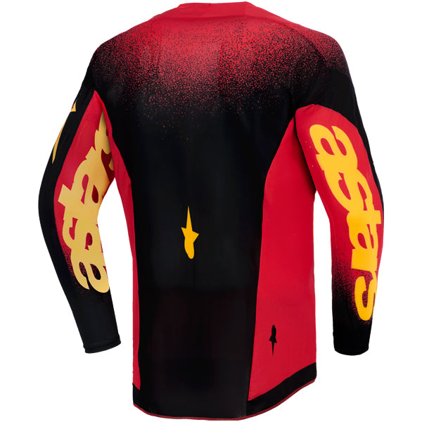 3770726-3175-XL, Alpinestars, Supertech Scenz Jersey (Youth), Purple/Yellow Fluo, Red/Black/Yellow, Sizes Y-SM, Y-MD, Y-LG, Y-XL product photo