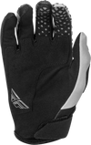 Fly Racing Kinetic Gloves front angle view Colors: Black/Grey Sizes: XS to 3X SKU:379-410 | Available at BTO Sports.