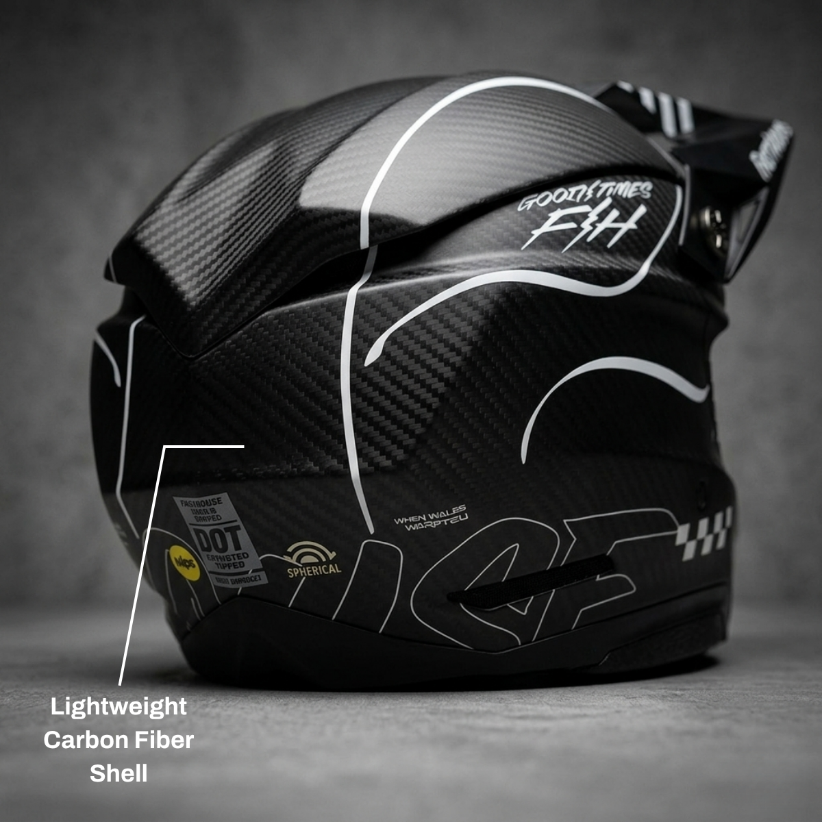 Bell - Moto-10 Spherical Fasthouse Raven Helmet