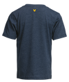 High-resolution studio image of Thor Boys Brave T-shirt (Youth); showing tee fit, printed graphics, and crew neckline; SKU 303238; Colors: Charcoal, Navy