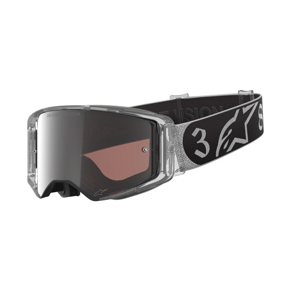 High-resolution studio image of Alpinestars - LE DNGR38 XXV Supertech Vision Goggles; showing frame shape, strap design, and lens style; SKU 26013981