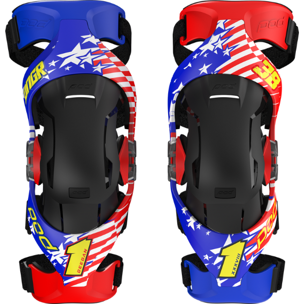 Pod MX - K4 2.0 Dangerboy Limited Edition 2 Knee Brace (Pair)