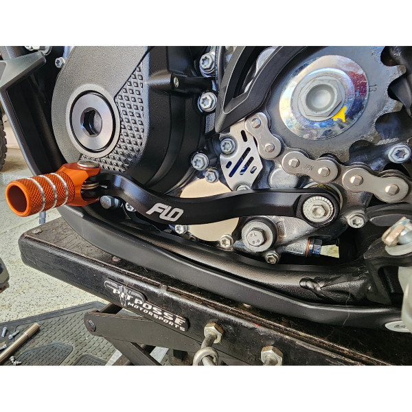 Clean studio shot of Flo Motorsports - Aluminum Shift Levers; showing overall shape and visible design details; SKU 122-84