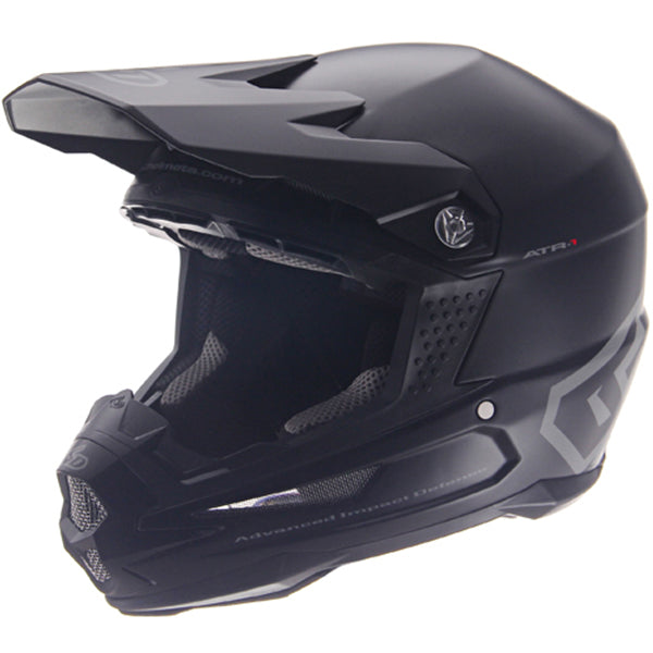6D 6D - ATR-1 Solid Helmet motocross/off‑road full‑face helmet matte product view — with ODS impact management for angular and linear energy, ventilated and lightweight, SKU 10-3704.