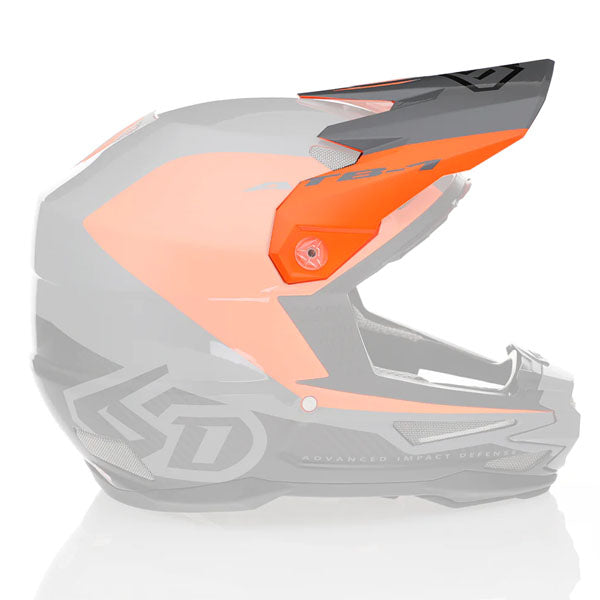 Product image of 6D - ATB-1 Quest Visor (MTB) SKU:72-5011 | Colors: Wht, Neon Yellow, Cyan, Neon Orange | Designed for Mountain Bike, BMX and E-Bike riders | Available at BTO Sports