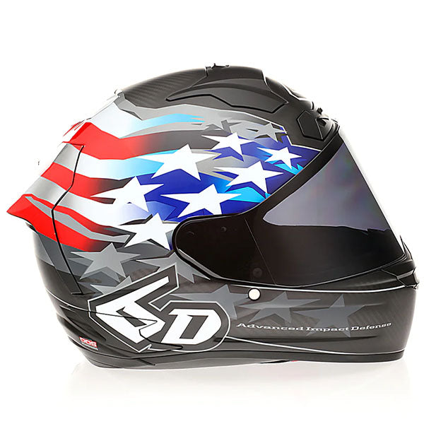 6D 6D - ATS-1R Super Patriot Helmet motocross/off‑road full‑face helmet product view — with ODS impact management for angular and linear energy, ventilated and lightweight, SKU 30-0694.