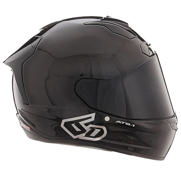 6D 6D - ATS-1R Solid Helmet street motorcycle full‑face helmet product view — with ODS impact management for angular and linear energy, ventilated and lightweight, SKU 30-0904.