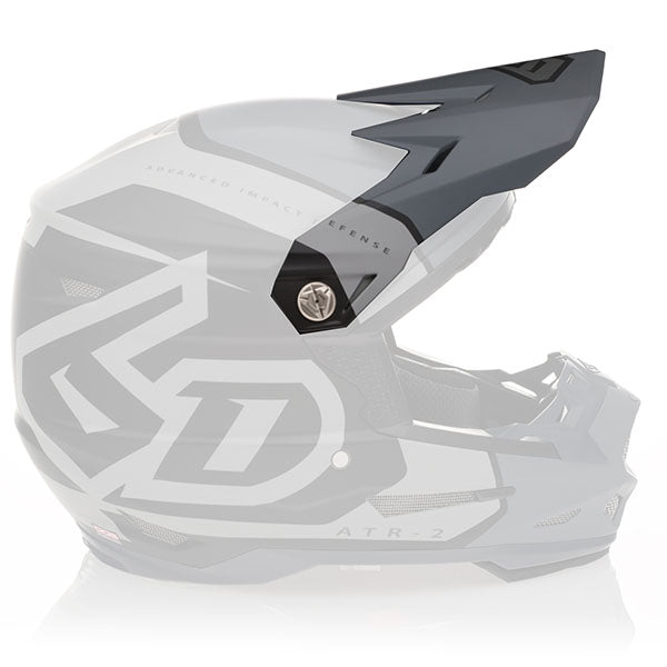 6D 6D - ATR-2Y Torque Visor (Youth) motocross/off‑road full‑face helmet black product view — with ODS impact management for angular and linear energy, ventilated and lightweight, SKU 72-4135.