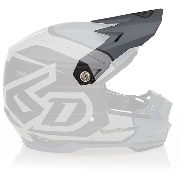 6D 6D - ATR-2 Torque Visor motocross/off‑road full‑face helmet black product view — with ODS impact management for angular and linear energy, ventilated and lightweight, SKU 72-6112.