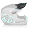 6D 6D - ATR-2 Delta Visor motocross/off‑road full‑face helmet teal product view — with ODS impact management for angular and linear energy, ventilated and lightweight, SKU 72-6120.