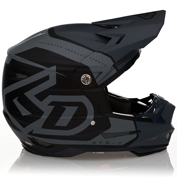 6D 6D - ATR-2 Torque Helmet motocross/off‑road full‑face helmet angled view — with ODS impact management for angular and linear energy, ventilated and lightweight, SKU 12-3204.