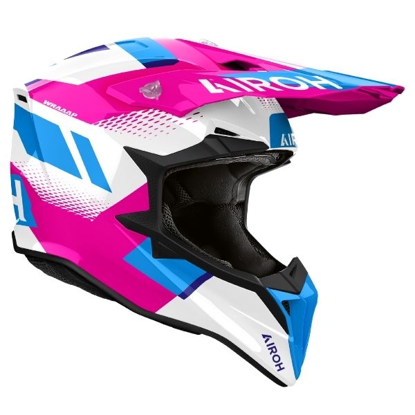 Airoh Airoh - Wraaap Vision Helmet product image, motorcycle helmet side view, SKU PAI70A13919VP8S.