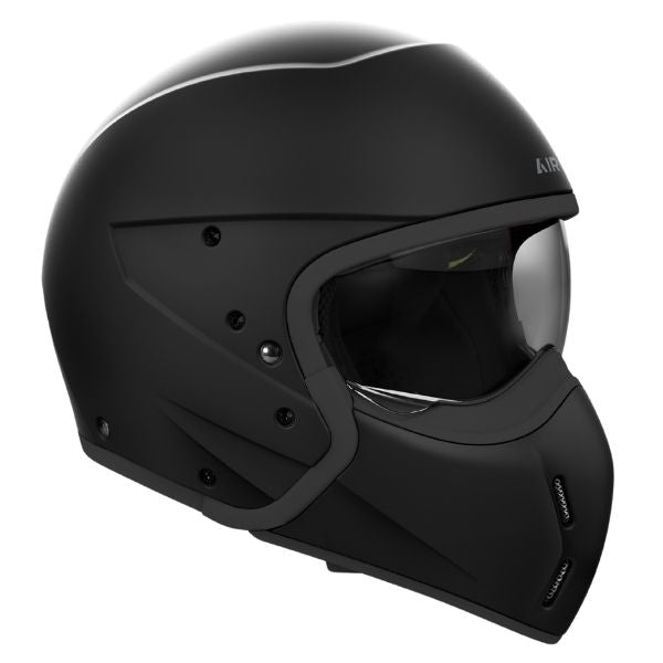 Airoh Airoh - J 110 Solid Helmet product image, motorcycle helmet side view, SKU PAI75A13J11E01C.
