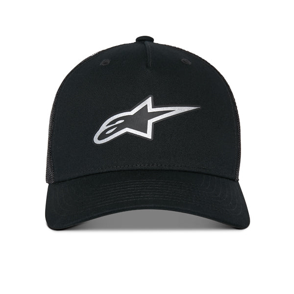 Crisp studio image on a white background of Alpinestars - Reflect Ageless Trucker Hat; showing overall shape and visible design details; SKU 482-763