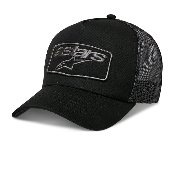 Professional studio photo of Alpinestars - Focus Trucker Hat; showing overall shape and visible design details; SKU 482-763