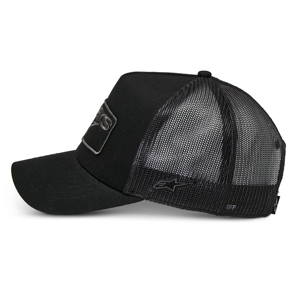 High-resolution studio image of Alpinestars - Focus Trucker Hat; showing overall shape and visible design details; SKU 482-763