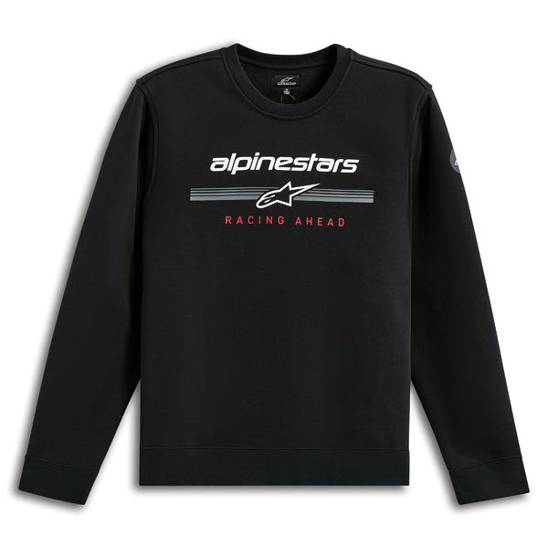 High-resolution studio image of Alpinestars - Bettern Crew Hoodie; showing overall shape and visible design details; SKU 482-76413S; Sizes: S-2XL