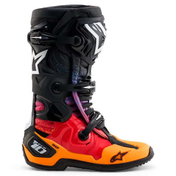 2010020-1654-9 - Alpinestars - Tech 10 LE Black Hole Boots - color: Black Burst - sizes: 8-12 product photo