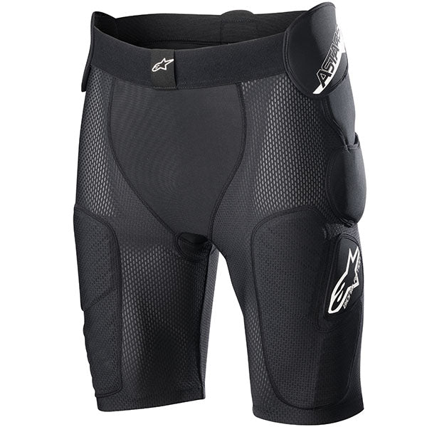 Alpinestars Bionic Action Protection Shorts product image in Blk sizes SM, MD, LG, XL, 2X SKU 482-6148S. Base Layer Shorts | Available at BTO Sports