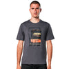 High-resolution studio image of Alpinestars Galun CSF T-Shirt; showing tee fit, printed graphics, and crew neckline; SKU 3030239; Colors: White, Charcoal