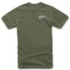 Professional studio photo of Alpinestars Painted T-Shirt; showing tee fit, printed graphics, and crew neckline; SKU 303022090; Sizes: M-2XL