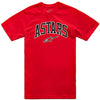 Clean studio shot of Alpinestars Dunker CSF T-Shirt; showing tee fit, printed graphics, and crew neckline