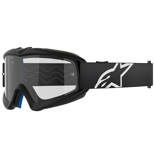 Product image of Alpinestars BTO Sports 5140125 1425 f Vision Youth Corp Goggle Black Clear motocross goggles showing frame design, lens style, and colorway