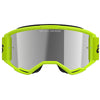 Product image of Alpinestars BTO Sports 0023 5103225 5299 d1 Vision 3 Wordmark Goggle Yellow Fluo Mirror Silver motocross goggles showing frame design, lens style, and colorway