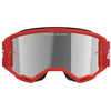 Product image of Alpinestars BTO Sports 0027 5103225 3094 d1 Vision 3 Wordmark Goggle Red Mirror Silver motocross goggles showing frame design, lens style, and colorway