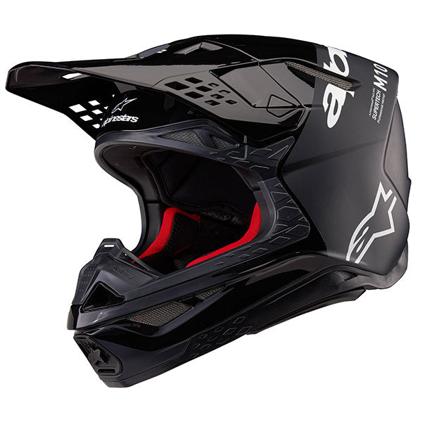 01108583, Alpinestars, Supertech M10 Flood Helmet, Black/Dark Gray Matte & Glossy, Red Fluo/Red Matte & Glossy, Met Blue/Med Blue/Black Carbon Matt product photo
