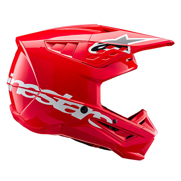 Dark Gray Glossy product view, lightweight off‑road motorcycle helmet with ventilation and impact protection
