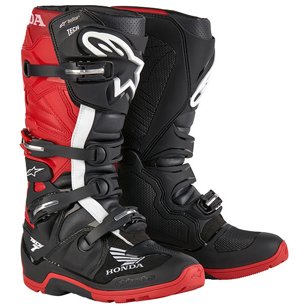 Product image of Alpinestars MX24 Honda BTO Sports 0028 12723 1303 fr honda tech 7 enduro drystar boot 2fef35b0 a670 4584 8943 b8df9a7ef3e3 motocross boots showing design and colorway | Available at BTO Sports