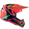 product view, lightweight off‑road motorcycle helmet with ventilation and impact protection