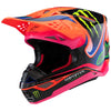 Alpinestars - S-M10 Deegan Monster HelmetOrange/Flo Purple/Pink product view, lightweight off‑road motorcycle helmet with ventilation and impact protection