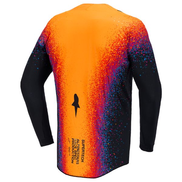3762526-1654-M - Alpinestars - Supertech LE Black Hole Jersey - color: Black Burst - sizes: XL product photo